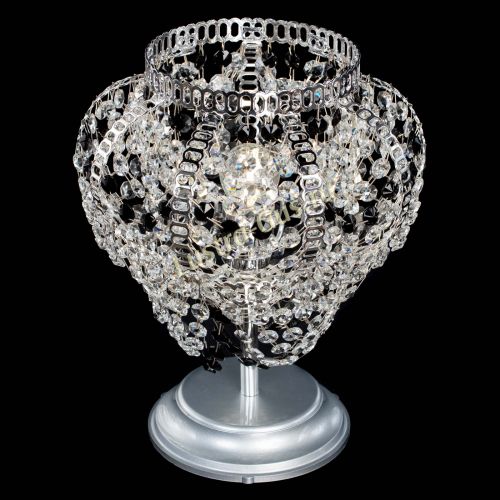 Настольная лампа Альфа №1 черная в Сочи Гусь Хрустальный