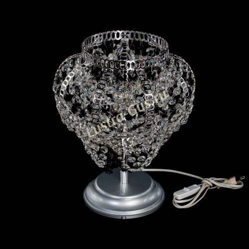 Настольная лампа Альфа №1 черная в Сочи Гусь Хрустальный