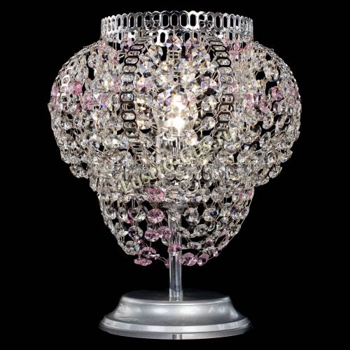 Настольная лампа Альфа №1 розовая в Сочи Гусь Хрустальный