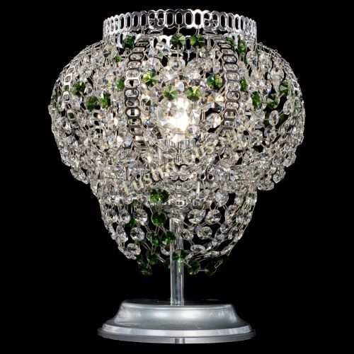 Настольная лампа Альфа №1 зеленая в Сочи Гусь Хрустальный