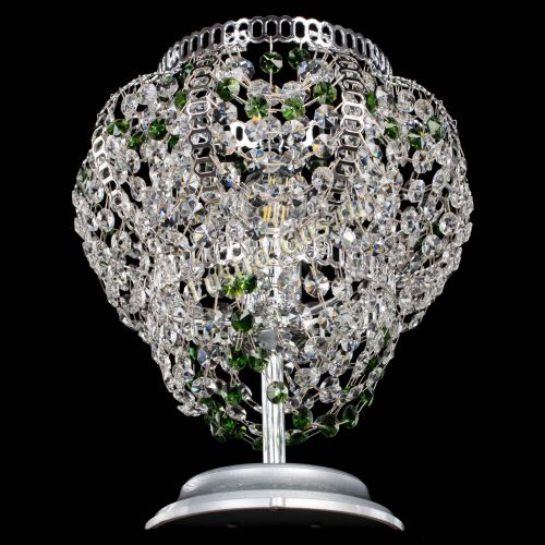 Настольная лампа Альфа №1 зеленая в Сочи Гусь Хрустальный