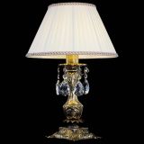 Бронзовая настольная лампа Антик №1 Баден с абажуром в Сочи