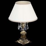Бронзовая настольная лампа Антик №1 Баден с абажуром в Сочи