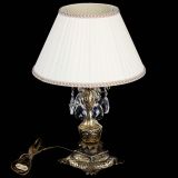 Бронзовая настольная лампа Антик №1 Баден с абажуром в Сочи