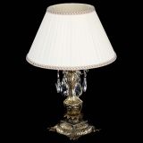 Бронзовая настольная лампа Антик №1 Журавлик с абажуром в Сочи Бронзовая настольная лампа Антик №1 Журавлик с абажуром в Сочи