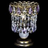 Настольная лампа Астра №1 под бронзу Фиолетовая в Сочи