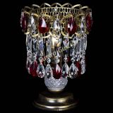 Настольная лампа Астра №1 под бронзу Красная в Сочи