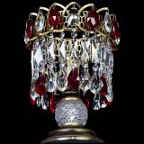 Настольная лампа Астра №1 под бронзу Красная в Сочи