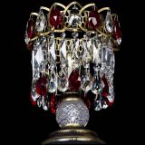 Настольная лампа Астра №1 под бронзу Красная в Сочи