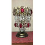 Настольная лампа Астра №1 под бронзу Красная в Сочи