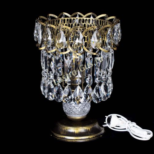 Настольная лампа Астра №1 под бронзу в Сочи Гусь Хрустальный