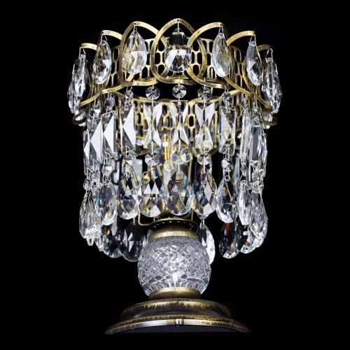 Настольная лампа Астра №1 под бронзу в Сочи Гусь Хрустальный