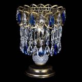 Настольная лампа Астра №1 под бронзу Синяя в Сочи