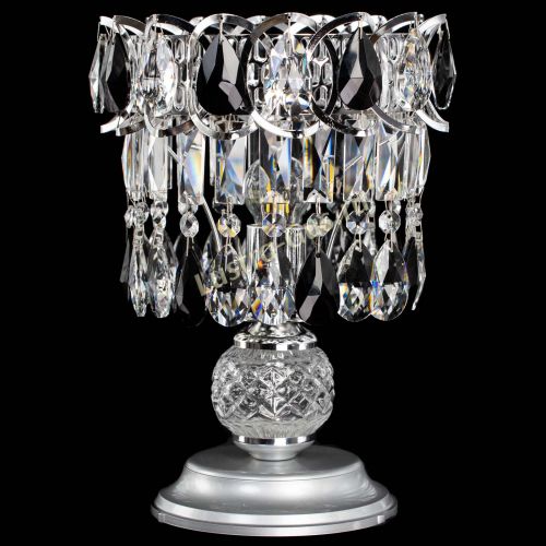 Настольная лампа Астра №1 черная в Сочи Гусь Хрустальный