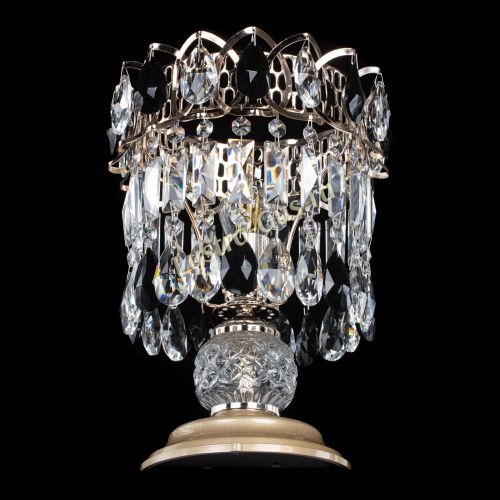 Настольная лампа Астра №1 черная в Сочи Гусь Хрустальный