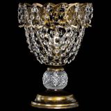 Настольная лампа Астра ажур №1 под бронзу Черная в Сочи