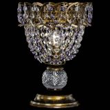 Настольная лампа Астра ажур №1 под бронзу Фиолетовая в Сочи