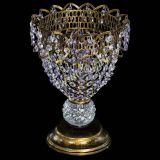 Настольная лампа Астра ажур №1 под бронзу Фиолетовая в Сочи