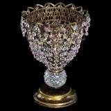 Настольная лампа Астра ажур №1 под бронзу Розовая в Сочи