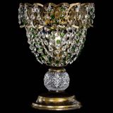 Настольная лампа Астра ажур №1 под бронзу Зеленая в Сочи