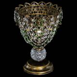 Настольная лампа Астра ажур №1 под бронзу Зеленая в Сочи