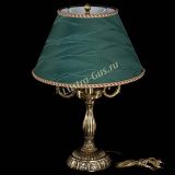 Бронзовая настольная лампа Аврора №3 с абажуром в Сочи