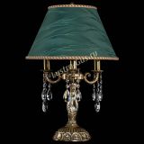 Бронзовая настольная лампа Аврора №3 Журавлик с абажуром в Сочи