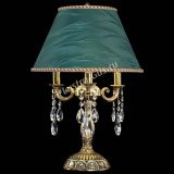 Бронзовая настольная лампа Аврора №3 Журавлик с абажуром в Сочи