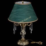 Бронзовая настольная лампа Аврора №3 Журавлик с абажуром в Сочи