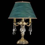 Бронзовая настольная лампа Аврора №3 Звездочка с абажуром в Сочи