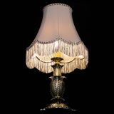 Бронзовая настольная лампа Делия №1 с абажуром в Сочи