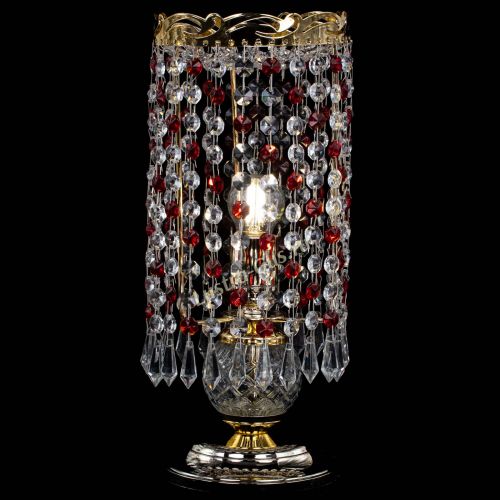 Настольная лампа Диана Карандаш красная в Сочи Гусь Хрустальный