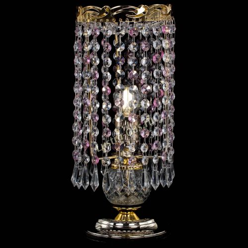 Настольная лампа Диана Карандаш розовая в Сочи Гусь Хрустальный