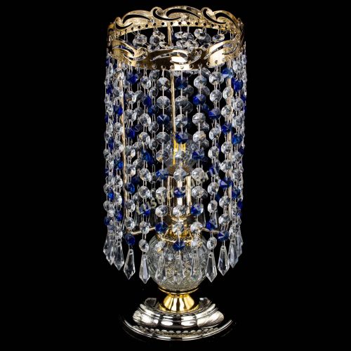 Настольная лампа Диана Карандаш синяя в Сочи Гусь Хрустальный