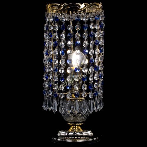 Настольная лампа Диана Карандаш синяя в Сочи Гусь Хрустальный