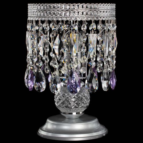 Настольная лампа Флоренция №1 фиолетовая в Сочи Гусь Хрустальный