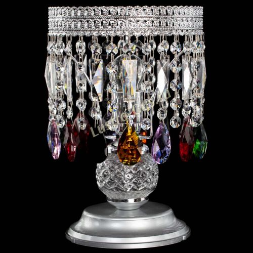 Настольная лампа Флоренция №1 разноцветная в Сочи Гусь Хрустальный