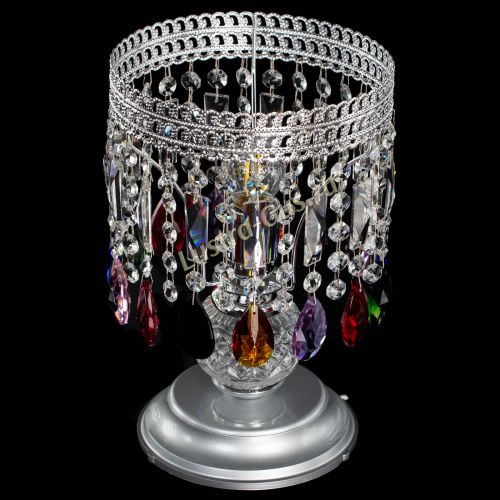 Настольная лампа Флоренция №1 разноцветная в Сочи Гусь Хрустальный