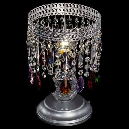 Настольная лампа Флоренция №1 разноцветная в Сочи Гусь Хрустальный