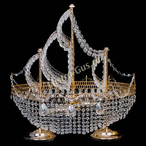 Настольная лампа Фрегат в Сочи Гусь Хрустальный