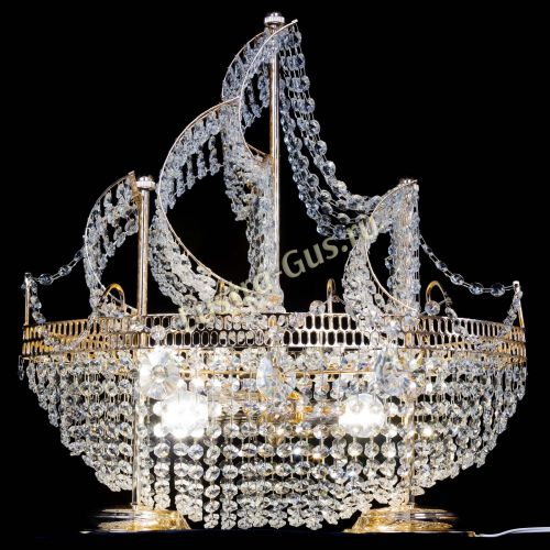 Настольная лампа Фрегат в Сочи Гусь Хрустальный