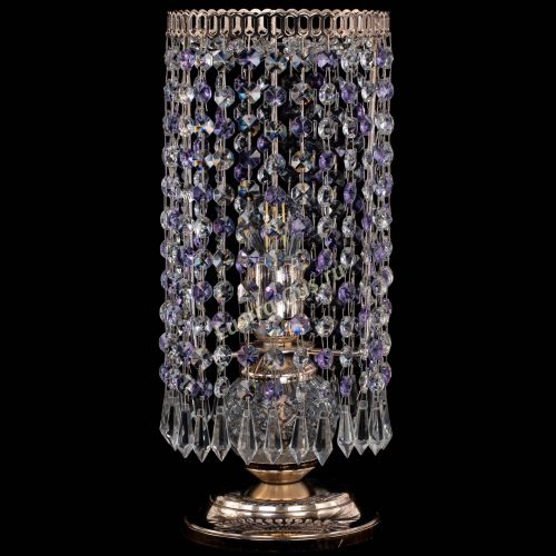 Настольная лампа Кольцо с карандашами фиолетовая в Сочи Гусь Хрустальный