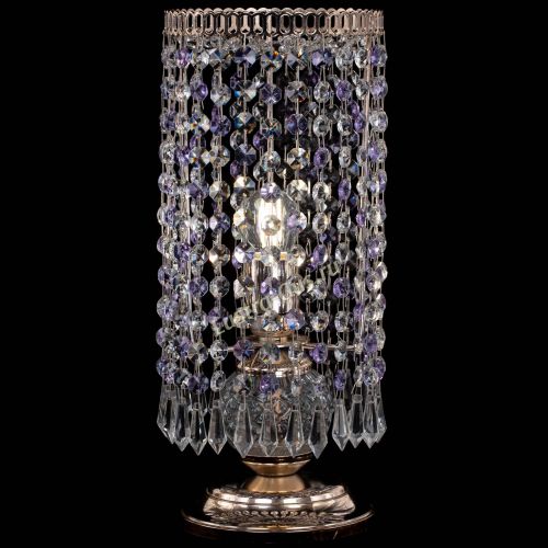 Настольная лампа Кольцо с карандашами фиолетовая в Сочи Гусь Хрустальный