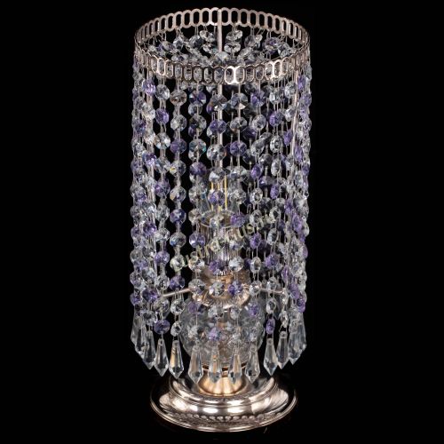 Настольная лампа Кольцо с карандашами фиолетовая в Сочи Гусь Хрустальный