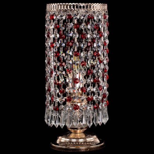 Настольная лампа Кольцо с карандашами красная в Сочи Гусь Хрустальный