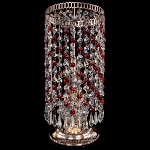 Настольная лампа Кольцо с карандашами красная в Сочи Гусь Хрустальный