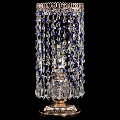 Настольная лампа Кольцо с карандашами синяя в Сочи Гусь Хрустальный