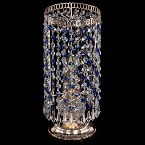 Настольная лампа Кольцо с карандашами синяя в Сочи Гусь Хрустальный