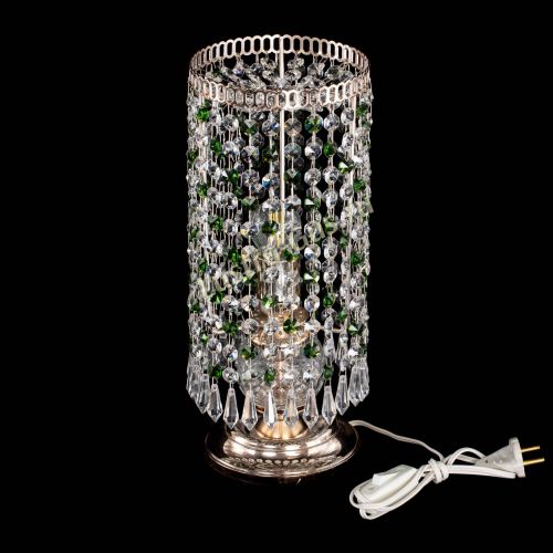 Настольная лампа Кольцо с карандашами зеленая в Сочи Гусь Хрустальный