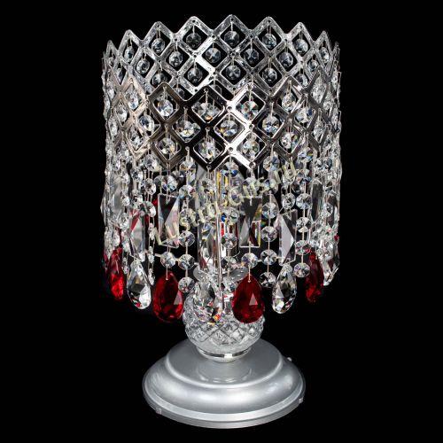 Настольная лампа Корона №1 красная в Сочи Гусь Хрустальный